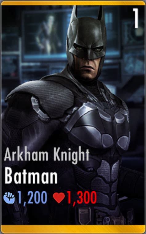 Arriba 101 Imagen Arkham Knight Batman Injustice Card Abzlocalmx