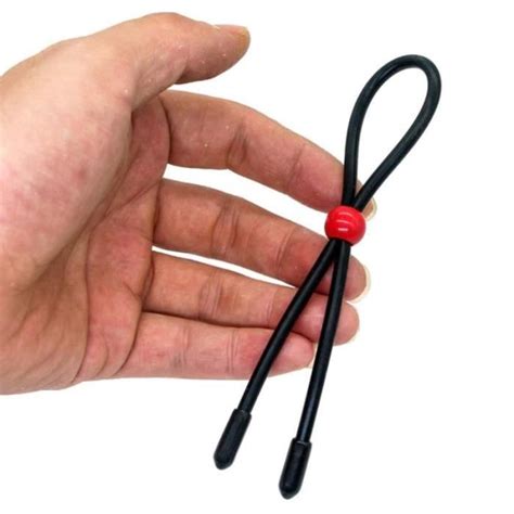 GAINE DE PENIS BLACK Anneau de pénis en Silicone pour hommes jouets