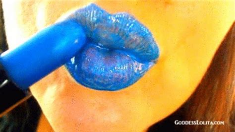 Psychedelic Blue Lips Wmv Goddess Femme Fatale Clips4sale