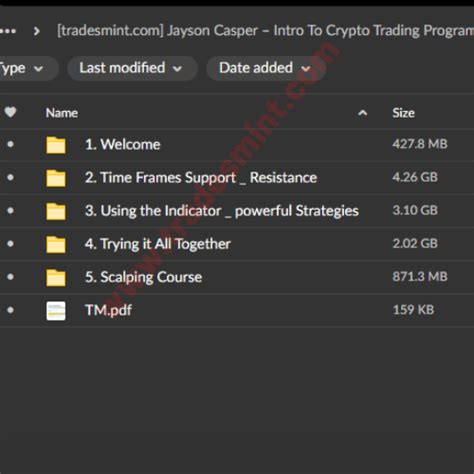 Jayson Casper Intro To Crypto Trading Program Trades Mint