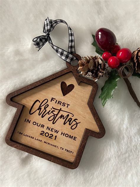 First Home Ornament Our First Home New Home Gift Realtor Gift