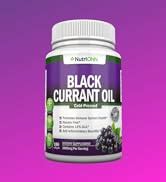 Amazon Black Currant Oil 1000 Mg 180 Softgels Cold Pressed