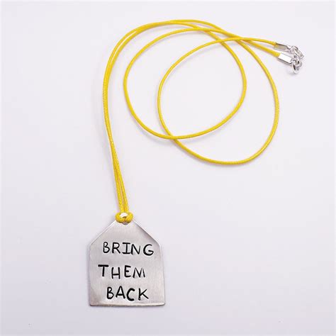 שרשרת BRING THEM BACK - רות קליין - צורפת מחשבות