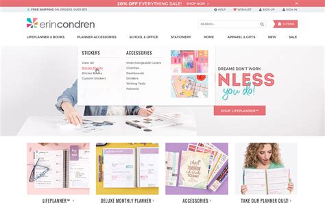 Erin Condren Redesign By Kirsty Snovicky On Dribbble