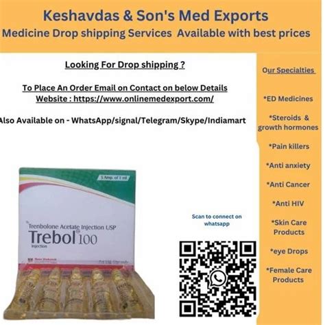 Trenbolone Acetate Injection Trebol Mg Shree Venkatesh