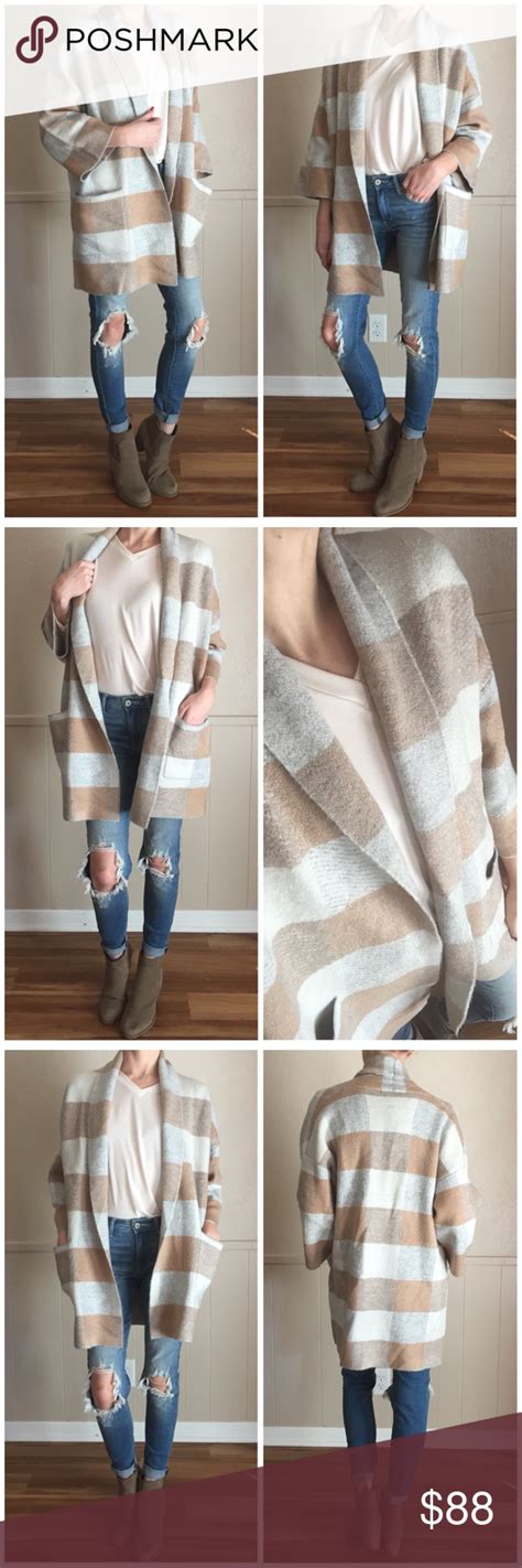 Last Item ️gorgeous Plaid Coatigan Clothes Design Coatigan Fashion Tips