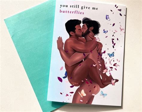 Gay Anniversary Card Gay Valentines Day Card Funny Anniversary Card