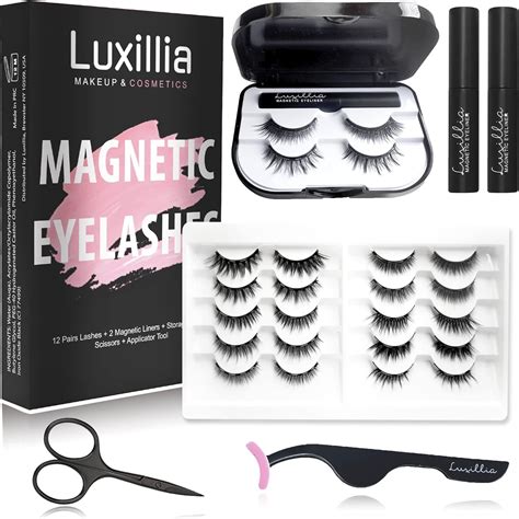 Luxillia Lot De Faux Cils Magn Tiques L Aspect Naturel Avec Eyeliner