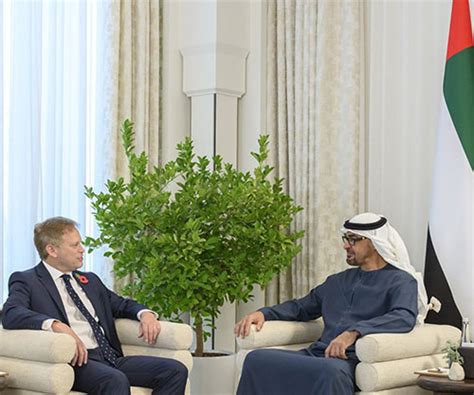 Uae President Receives Uk Defence Secretary Al Defaiya