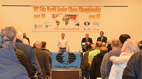 FIDE World Senior Chess Championship 2022 kicks off in Assisi, Italy ...