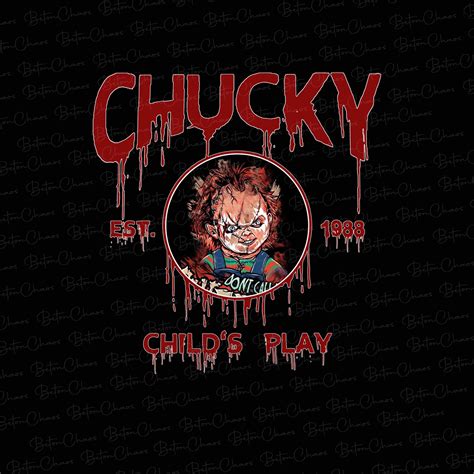 Chucky Childs Play Png File Halloween Chucky Png Horror Etsy