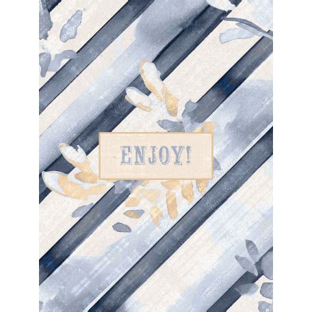 Buttermilk Enjoy X Journal Card Graphic By Jessica Dunn