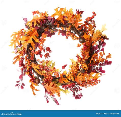 Thanksgiving Wreath Stock Photo - Image: 25771920