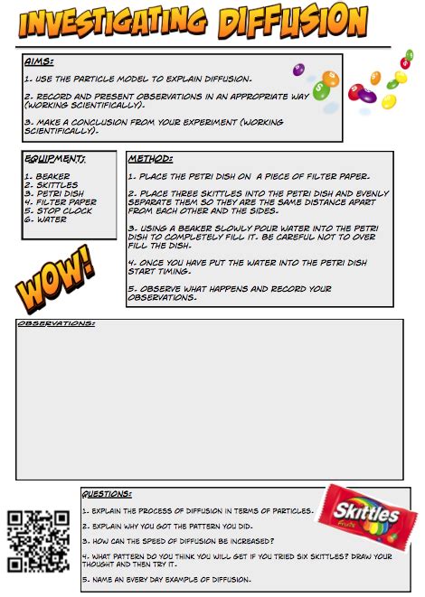 Science Gal Mandm And Skittlesexperiment Worksheets Library