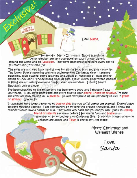 Letters From Santa Claus North Pole Santa Letters