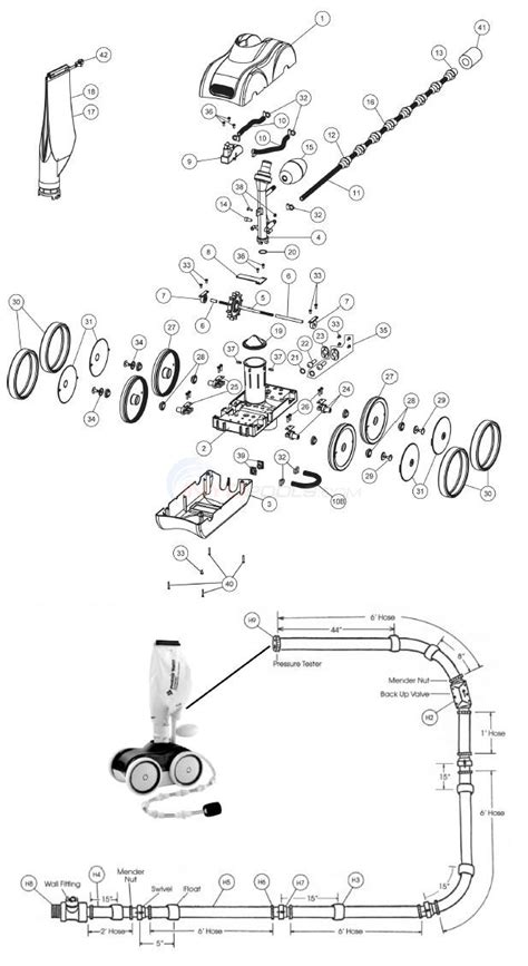 Pentair Kreepy Krauly Legend Ii Parts