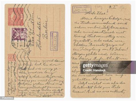 Einsteins Love Letters Photos And Premium High Res Pictures Getty Images