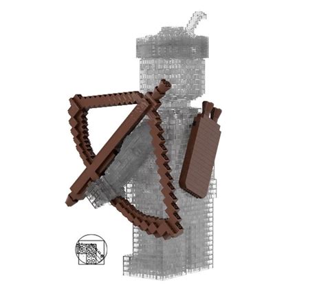 Lego Moc Maxi Figure Bow And Quiver By Rebrickable