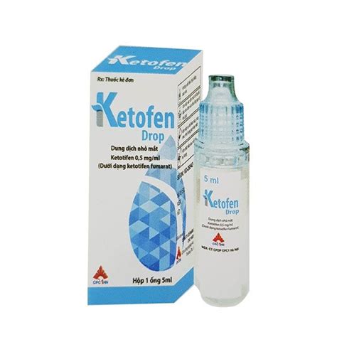 Dung Dịch Nhỏ Mắt Trị Viêm Kết Mạc Ketofen Drop Multi Dose Hộp 1 ống