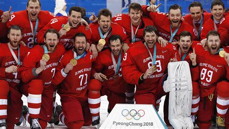 Russian hockey team claims gold in PyeongChang, beating Germany 4-3 in ...