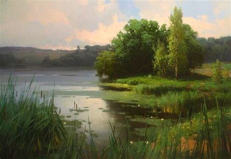 Pin on Природы чудные мгновенья | Landscape paintings, Landscape art ...