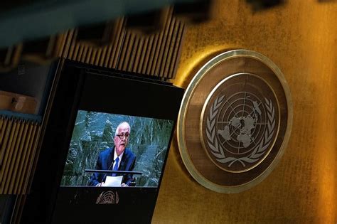 Un General Assembly Backs Palestinian Bid For Full Un Membership The Straits Times