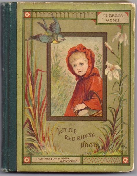 Northdixie Designs Antique Little Red Riding Hood Book By W Gunston
