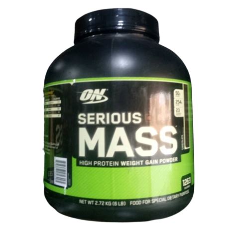 On Serious Mass High Protein Weight Gain Powder Packaging Size 2 72 Kg At Rs 3200 Piece In Palwal