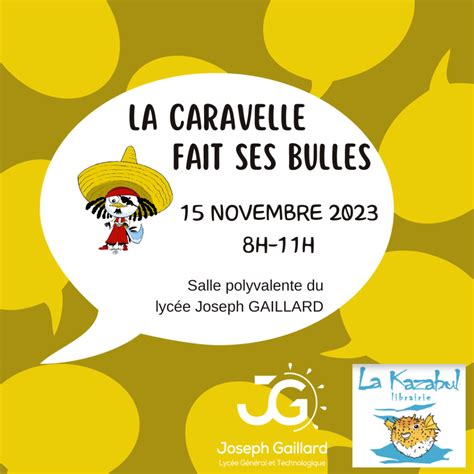 Le festival La Caravelle fait ses bulles au lycée Lycée Joseph Gaillard