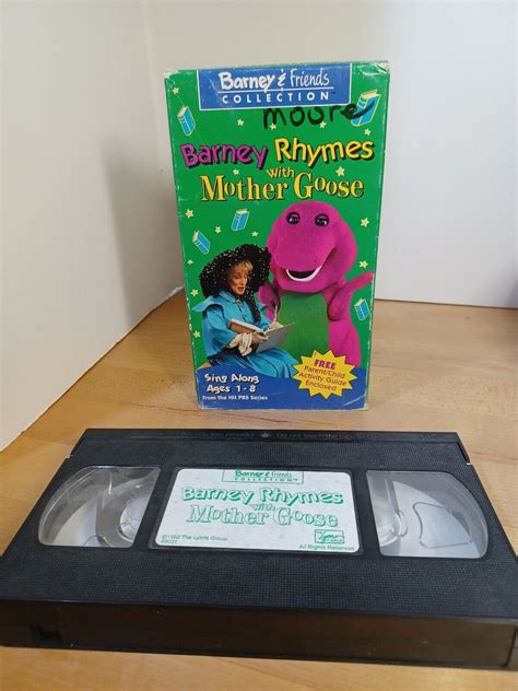 Barney And Friends Rhymes Mother Goose Vhs Grelly Usa