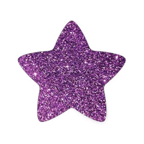 Purple Glitter Heart Stickers Purple Sparkle Silver Glitter Glitter