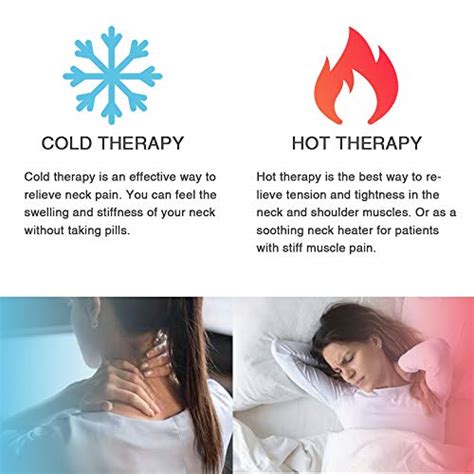 Neck Ice Pack Wrap Hot Cold Gel Pad Soothing Compression For Injuries Swelling Reusable Cold