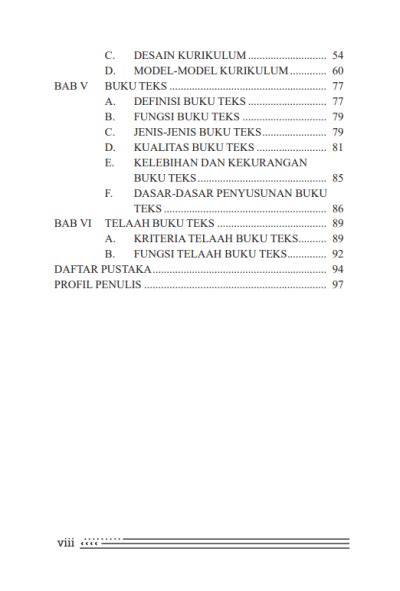 Buku Telaah Kurikulum Dan Buku Teks