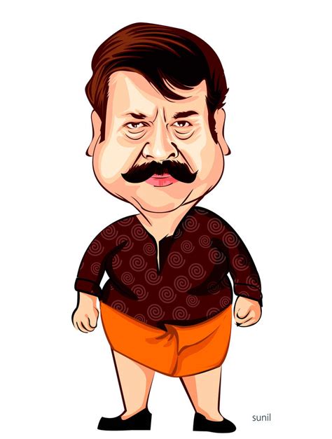 Cartoon Mohanlal by sunilpattuvam on DeviantArt