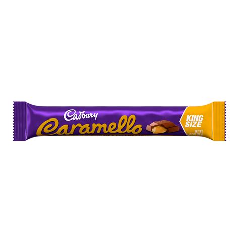 CADBURY CARAMELLO Caramel and Milk Chocolate King Size Candy Bar, 2.7 oz