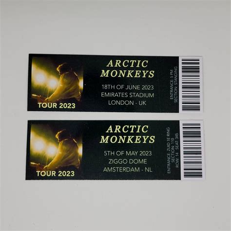 Arctic Monkeys Tour 2024 Milano Ticket Price Drona Ainslee