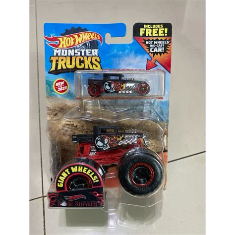 Hot Wheels Monster Trucks Bone Shaker Shopee Malaysia
