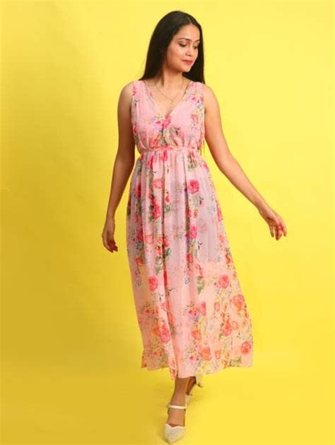 Buy Rajoria Instyle Women S Georgette Digital Print Kaftan Beach Coverup Bikini Coverup Kaftan