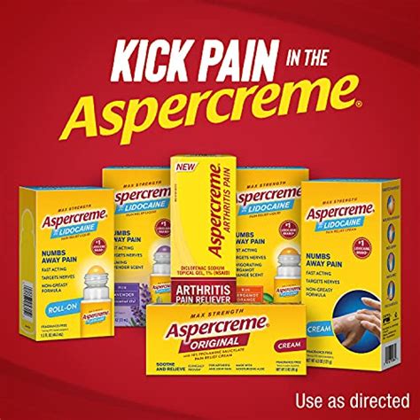 Aspercreme Max Strength Lidocaine Pain Relief Patch For Back Pain Odor