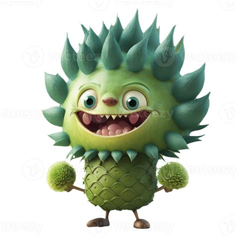 Cute Happy Artichoke Character Ai Generated 22948167 Png