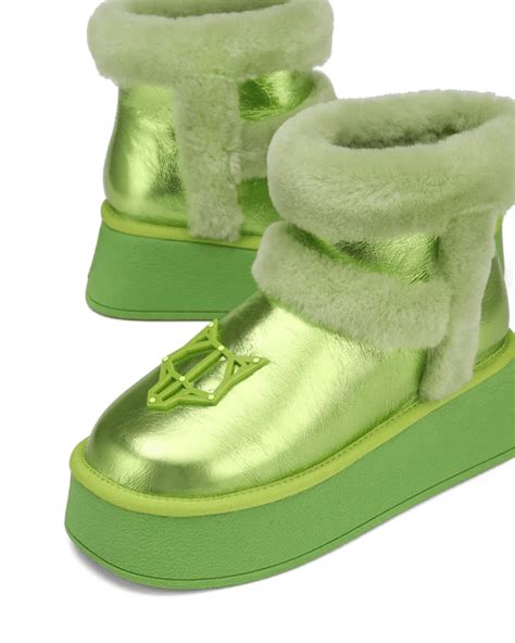 Giày Naked Wolfe Boost ARIEL METALLIC LIME Jordan 1