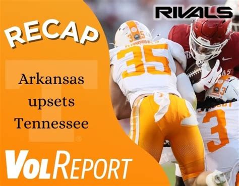 Volreport Reacting To Arkansas Upsetting Tennessee Football