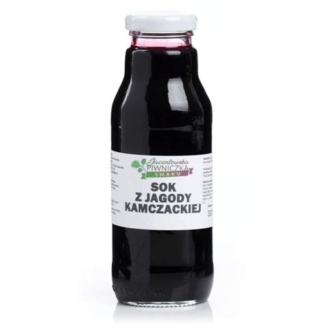 SOK Z JAGODY KAMCZACKIEJ 100 300ML Jacentowska Piwniczka Smaku Sklep