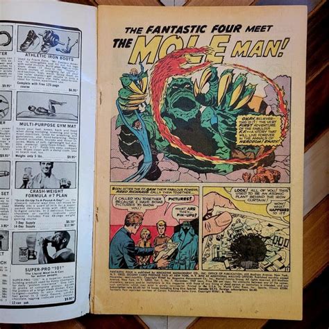 Fantastic Four Annual Vg Marvel Mole Man Appears Origin Of