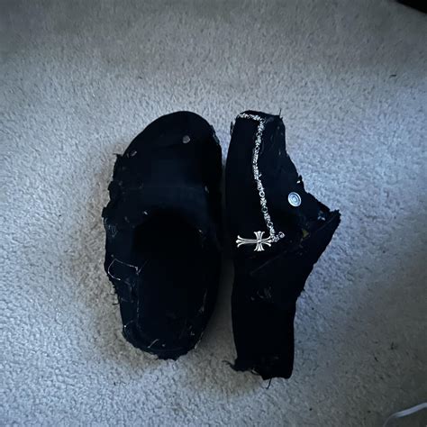 Denim Chrome Hearts Crocs Depop