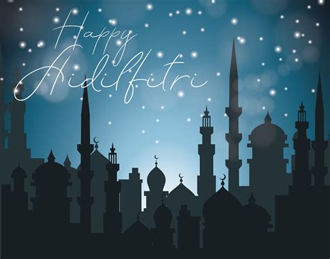 aidilfitri illustration  vector art  vecteezy