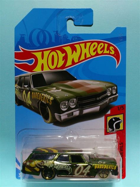 Chevelle Ss Wagon Hw Daredevils Red Toys Museum Muuseo