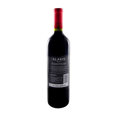 Vino Tinto Alaris Varietales Merlot 750 Cc - Jumbo