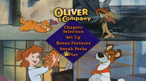 Oliver & Company (1988) – DVD Menus