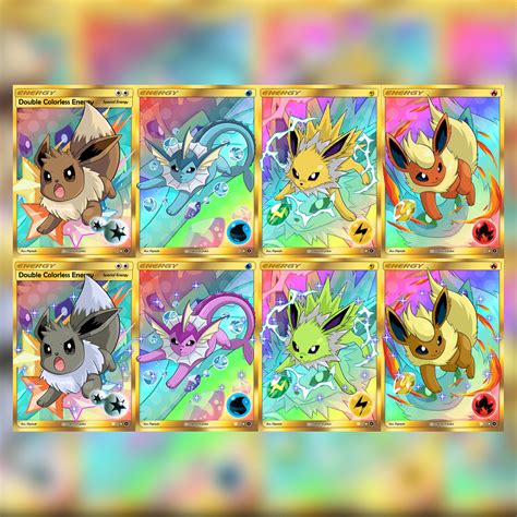 Kanto Eeveelution Custom Cards Pigreak Rpokemon
